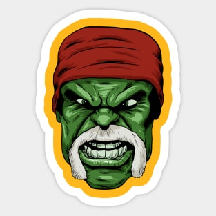 The Incredible Hulk Hogan Sticker